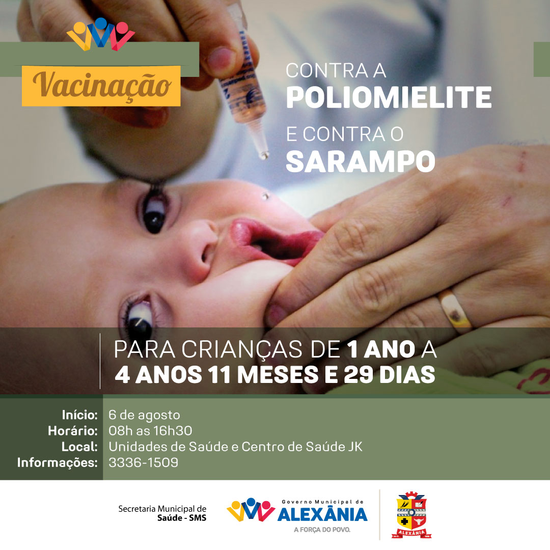 Campanha Nacional de Vacinação contra o Sarampo e Poliomielite