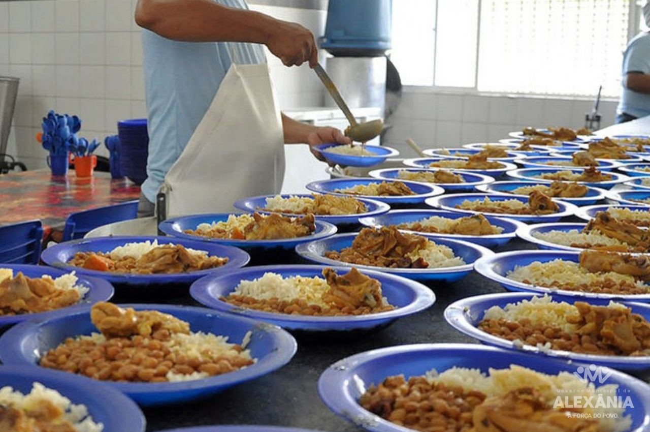 A boa alimentação de nossos alunos é uma prioridade 