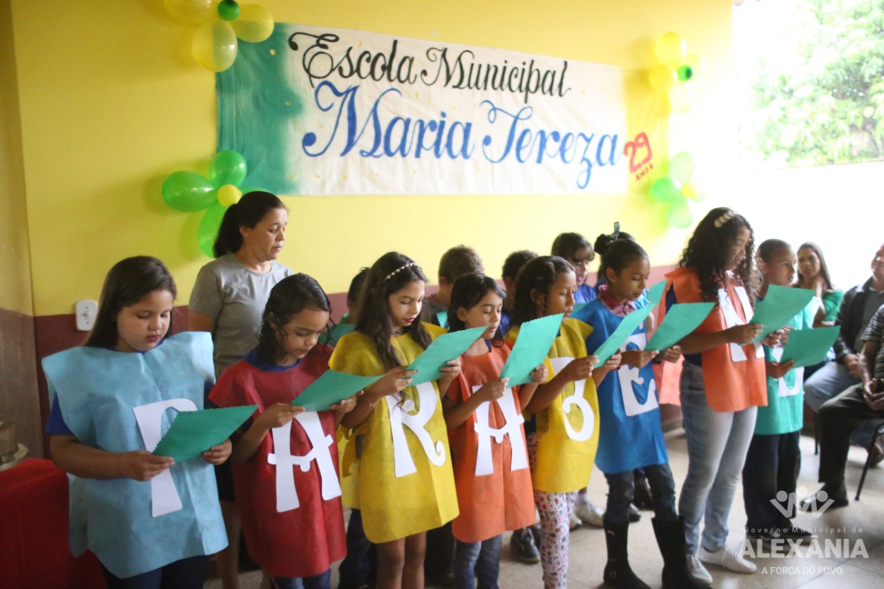 Comemoração do dia do Patrono na Escola Maria Tereza