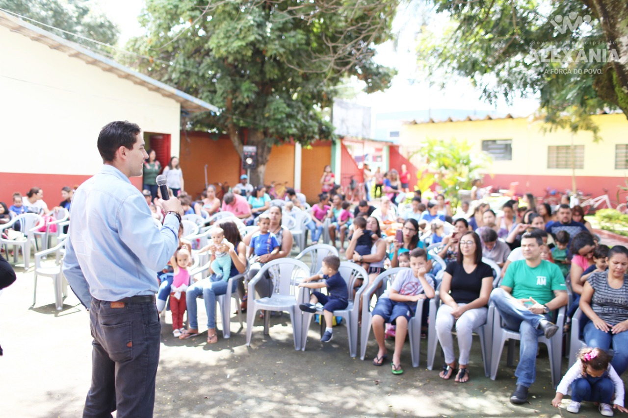 Comemoração do aniversário da Creche Casulo Bem Me Quer