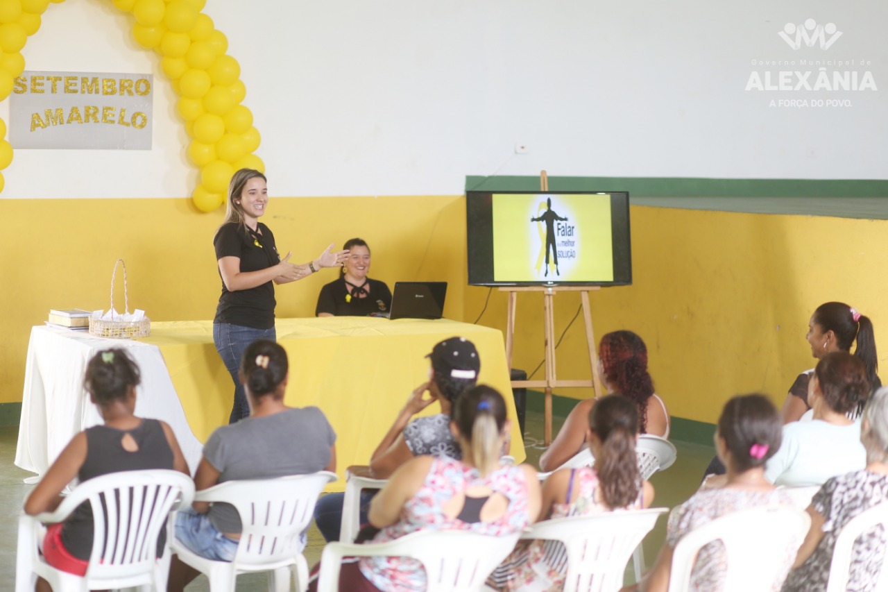 Setembro Amarelo - Secretarias promovem ações em favor da campanha